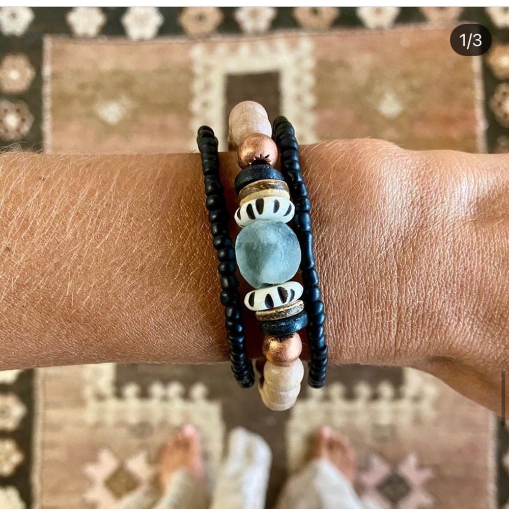 Twine & Twig trio stack bracelets
